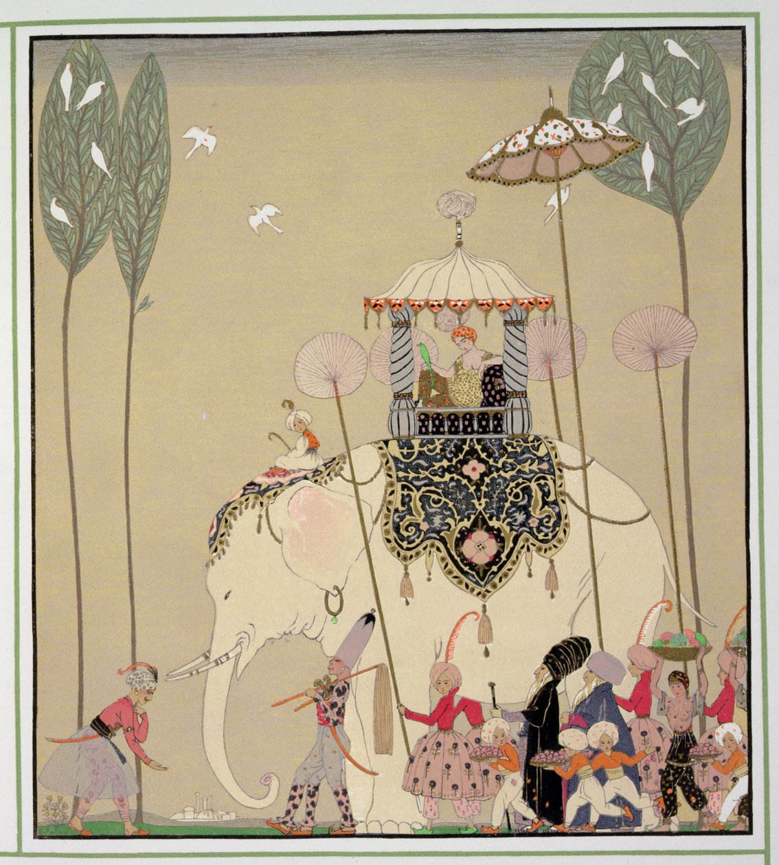 Procession impériale - Georges Barbier