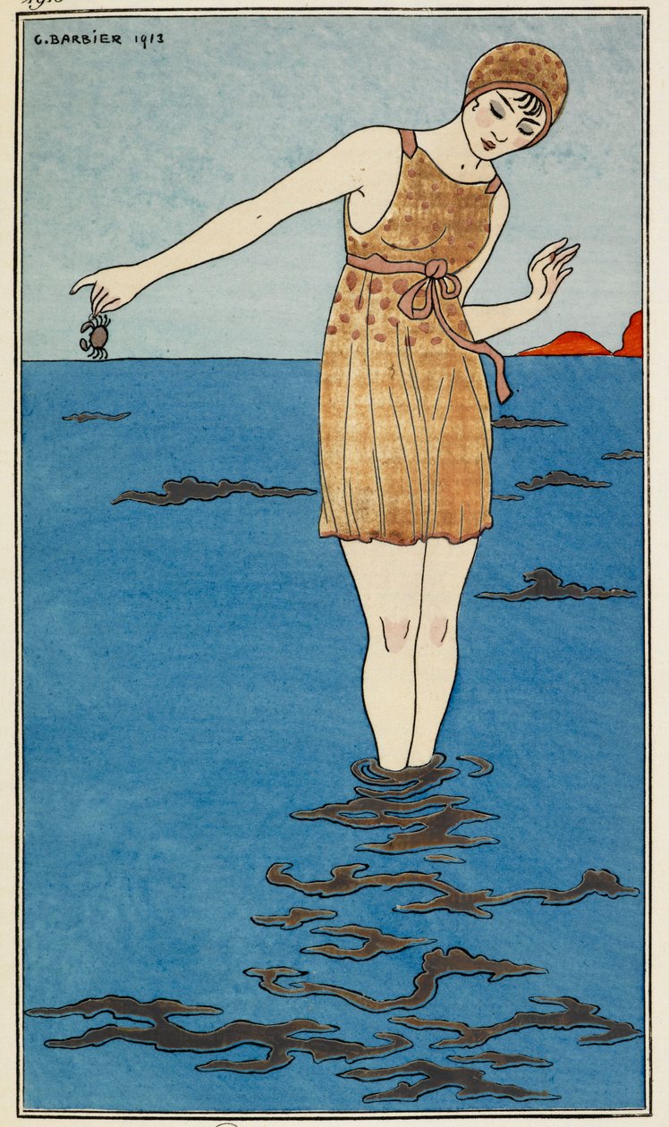 Maillot de bain - Georges Barbier