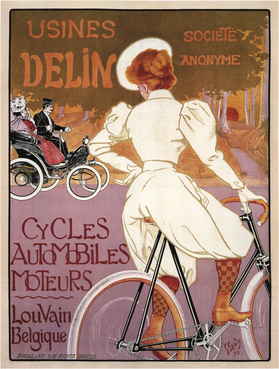 Cycles Automobiles Moteurs Delin, 1898 - Georges Gaudy