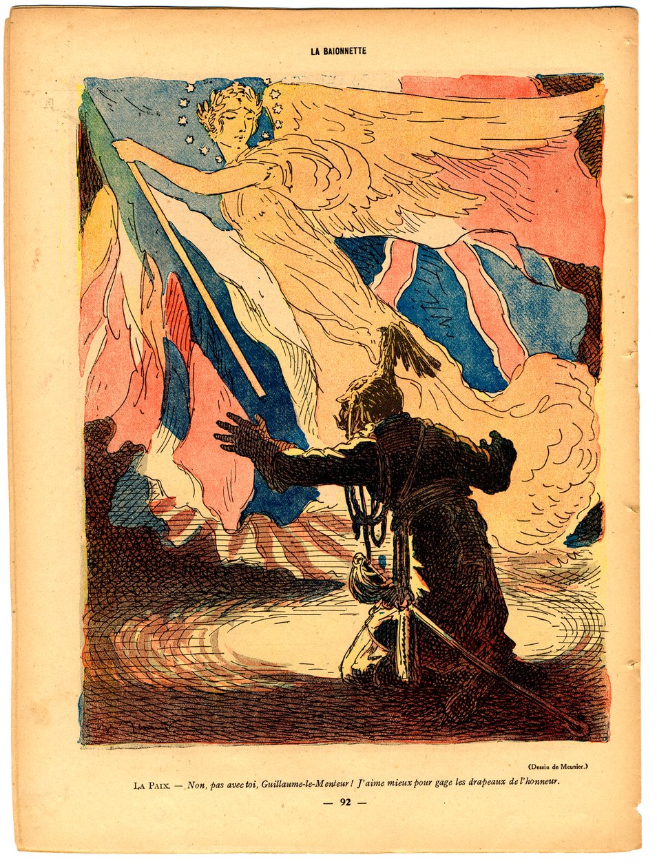 La Baïonnette, Satirique en Couleurs - Georges Meunier