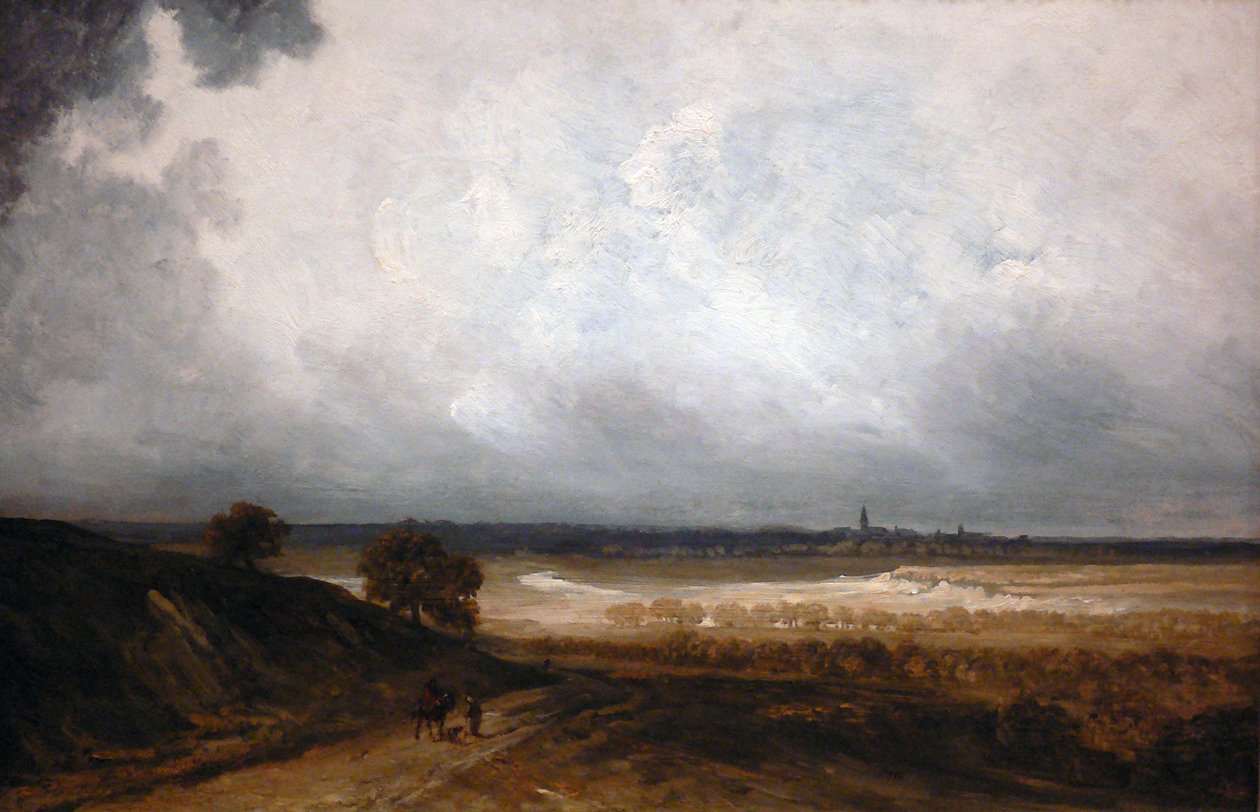 Paysage avec figures. - Georges Michel