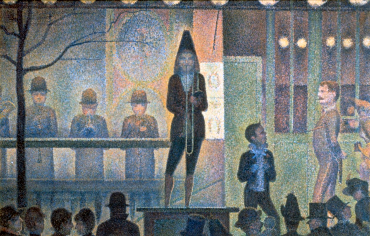 Parade de cirque, 1887-1888 - Georges Pierre Seurat