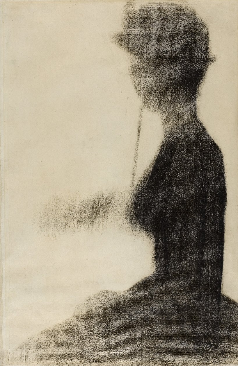 Femme Assise avec une Ombrelle - Georges Pierre Seurat