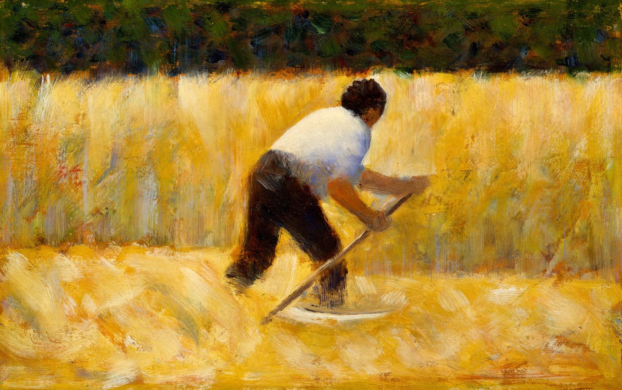 Le faucheur, 1881-82 - Georges Pierre Seurat