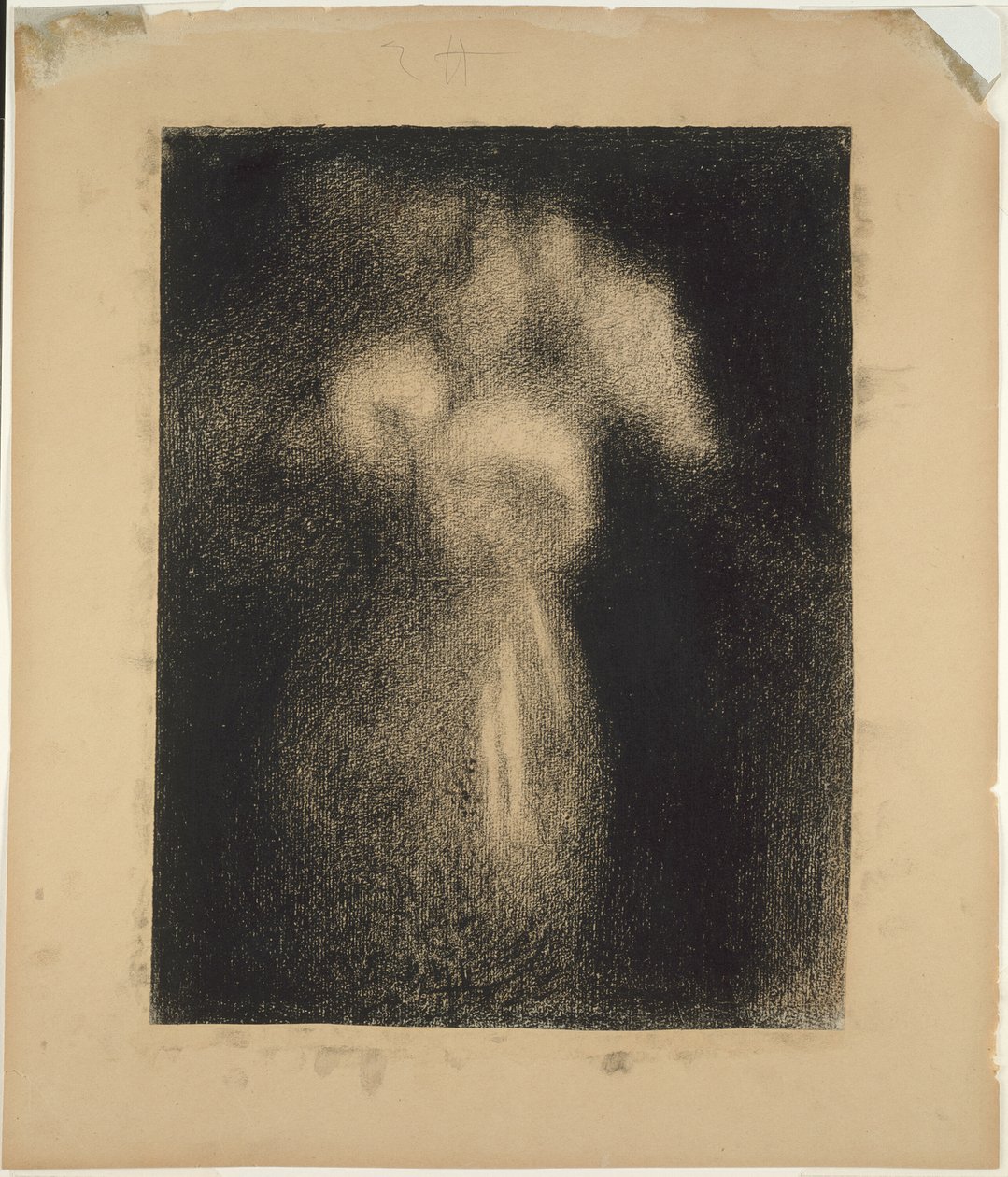 Roses dans un vase - Georges Seurat