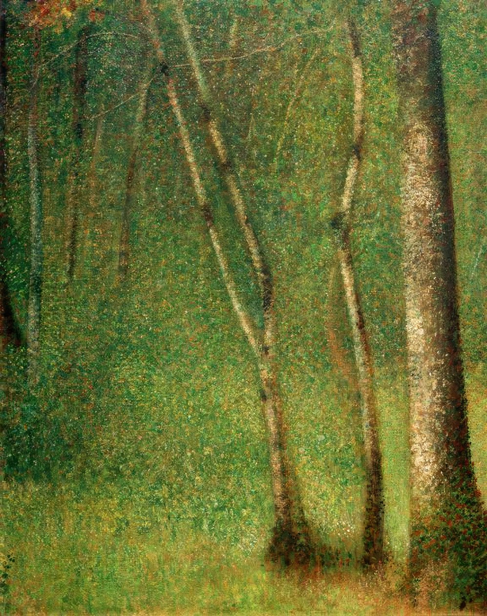 Sous-bois à Pontaubert - Georges Seurat