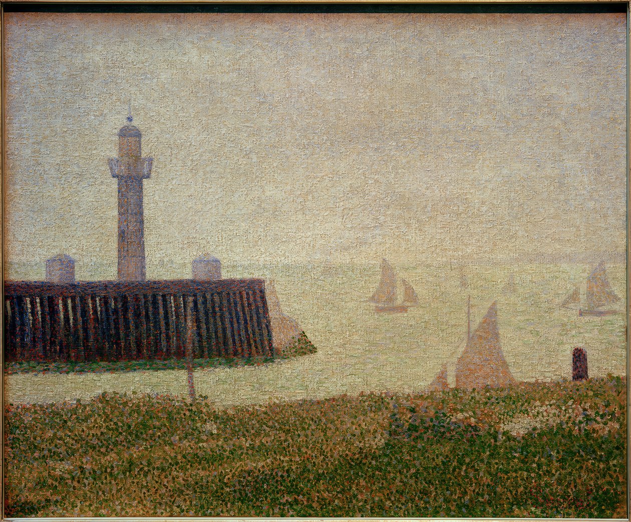 Pointe de la jetée du port de Honfleur - Georges Seurat