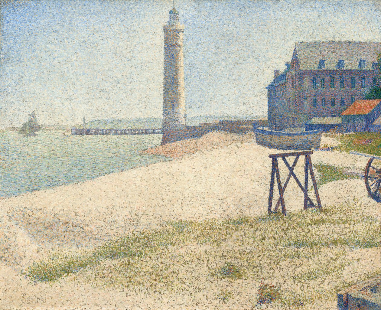 Le phare à Honfleur - Georges Seurat