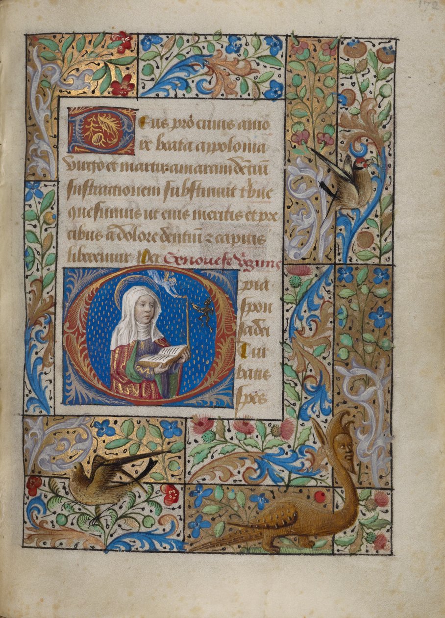 Initial O: Saint Geneviève - Georges Trubert