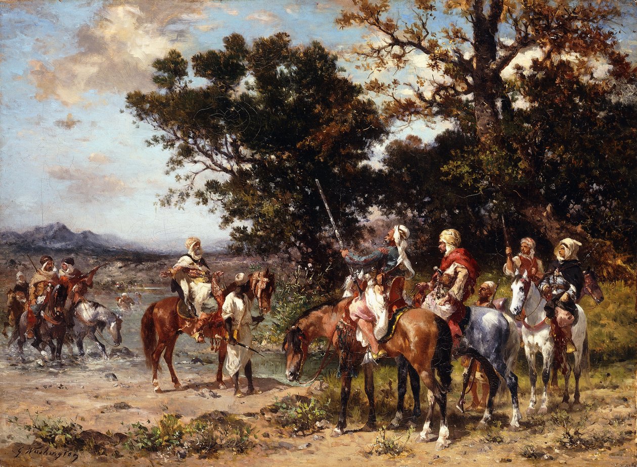 Le départ pour la chasse - Georges Washington