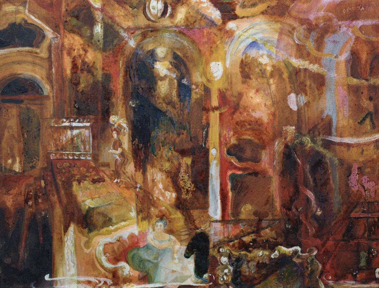 Café - Georgy Bogdanovich Yakulov