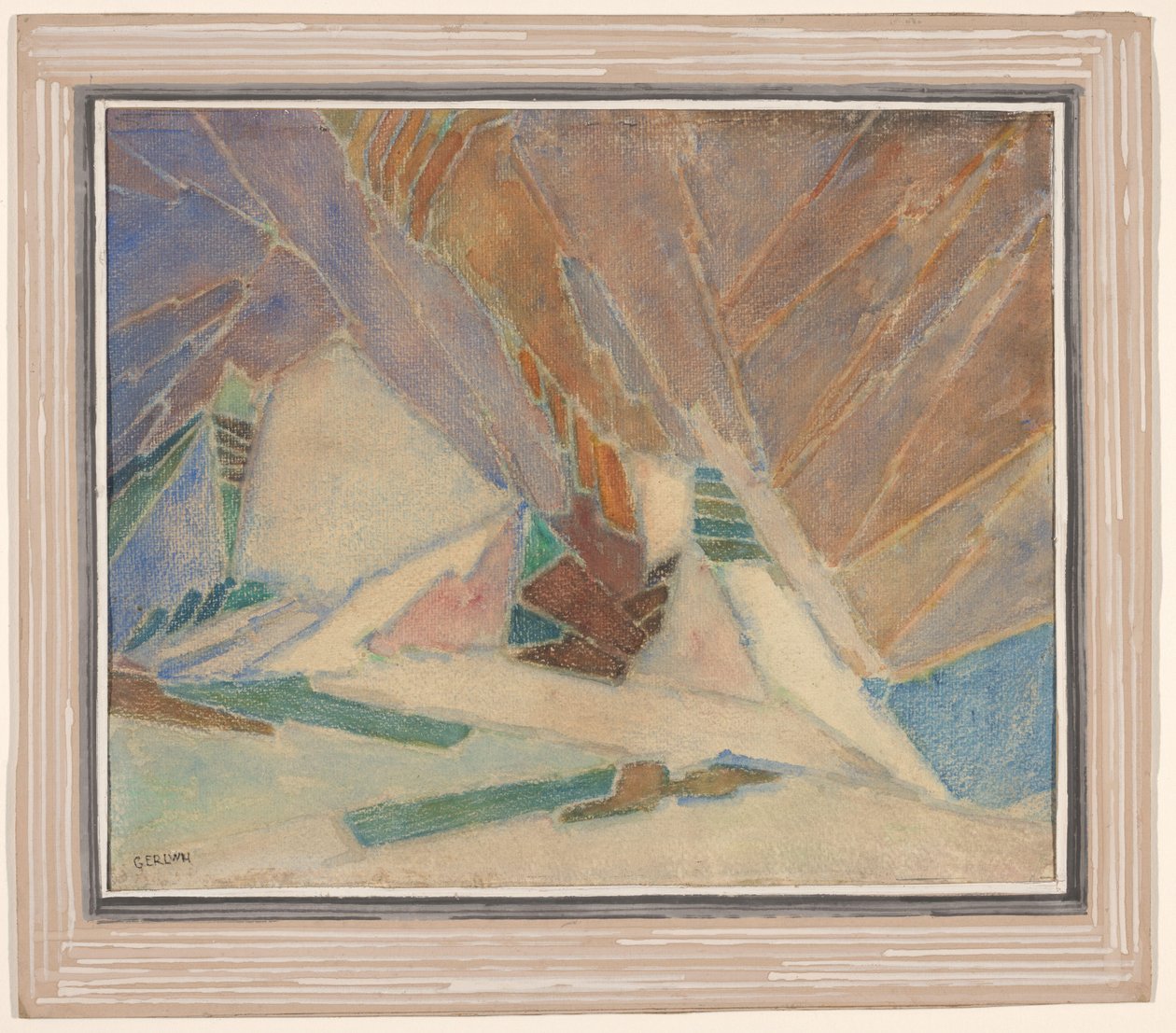 Titre inconnu - Ger Ladage (signed by artist)