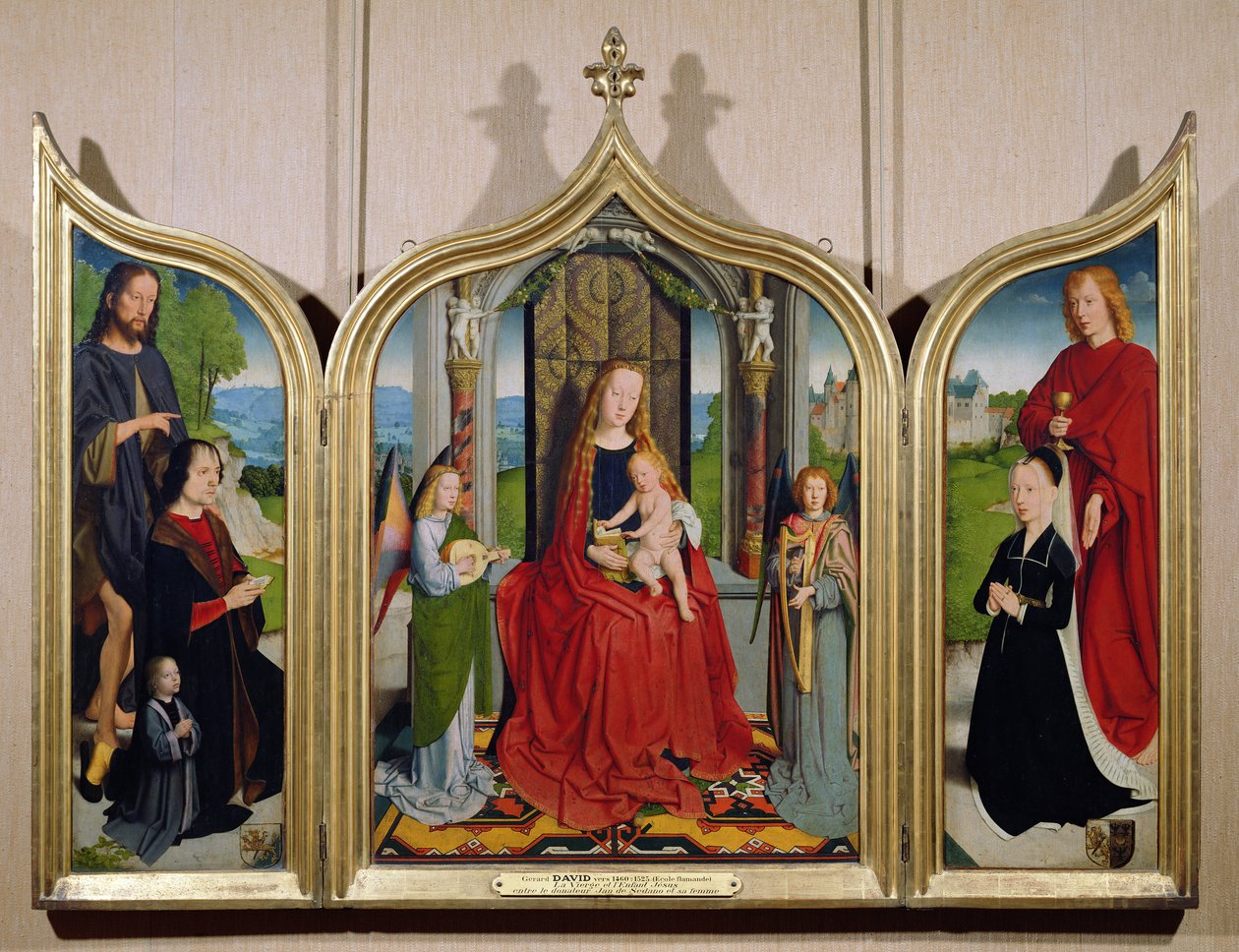 Le Triptyque de la famille Sedano, c.1495-98 - Gerard David