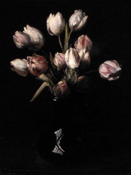 Tulipes dans un vase - Gerard Chowne