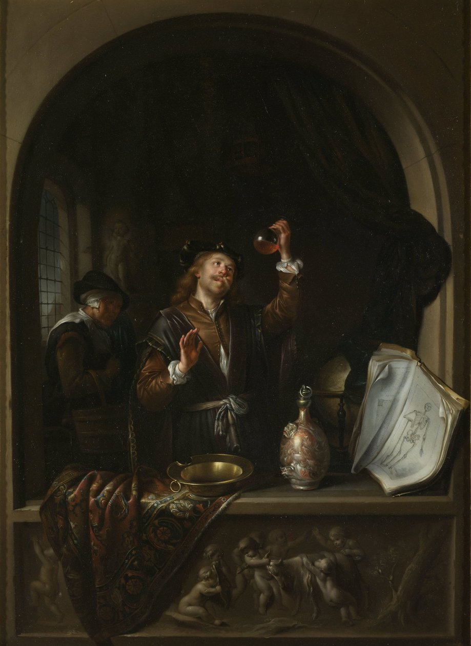 Le docteur - Gerard Dou (copy after)