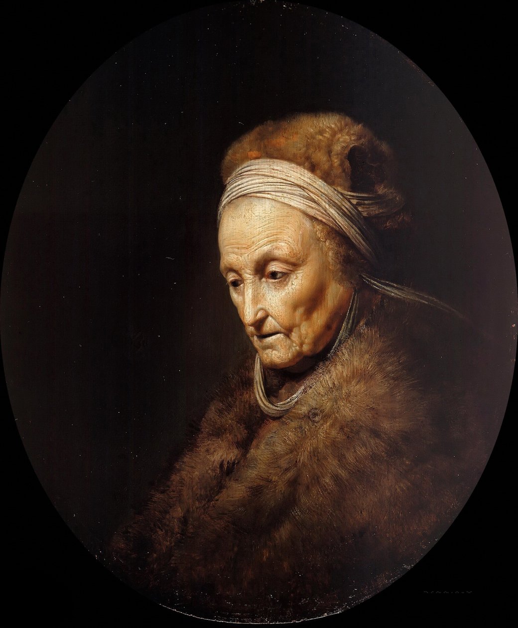 Portrait de la mère de Rembrandt - Gerrit Dou