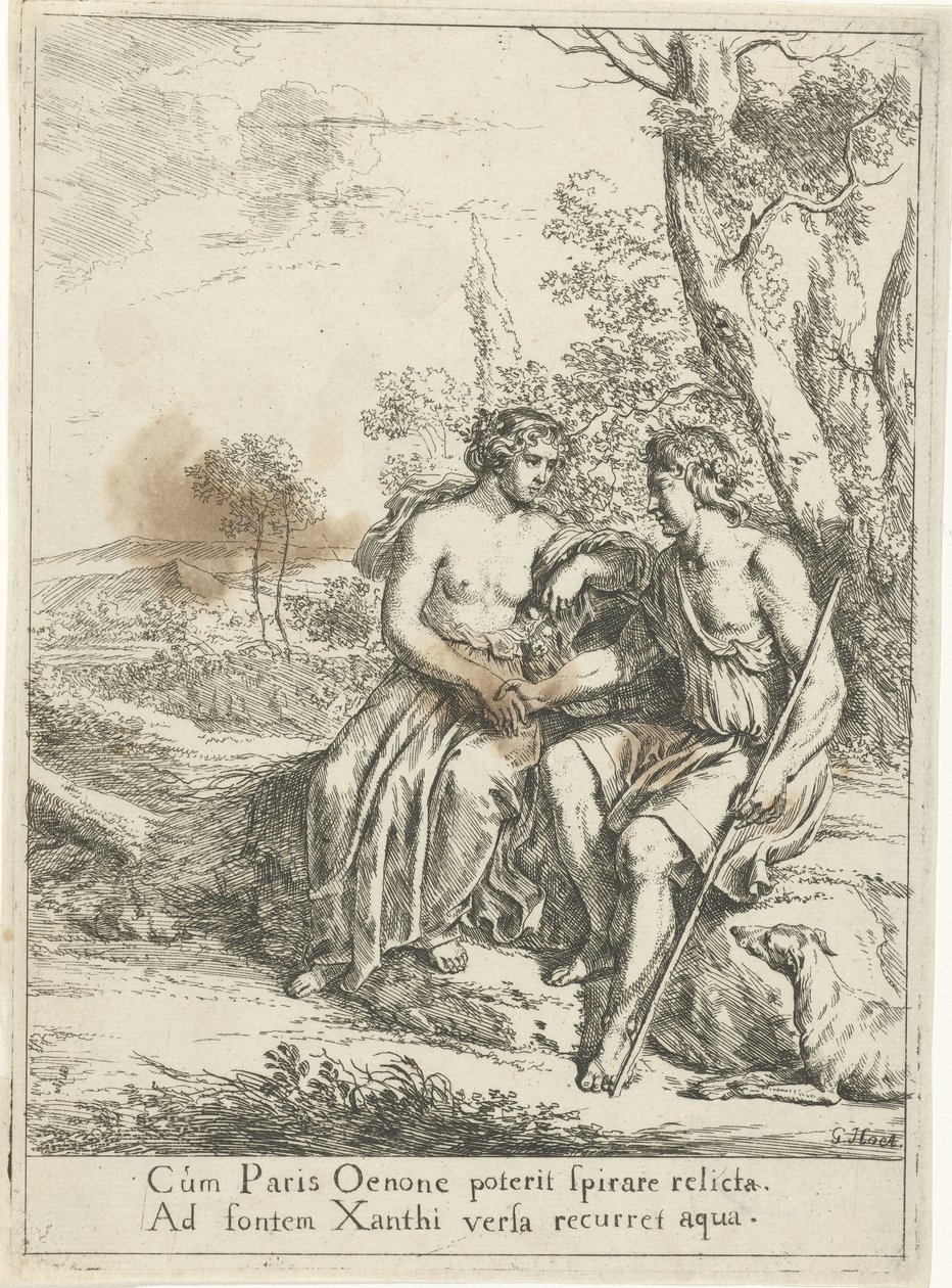 Paris et Œnone - Gerard Hoet (I)