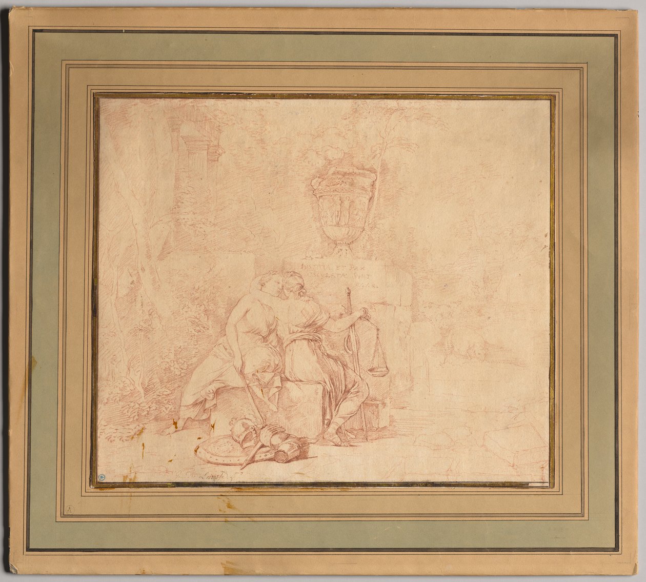 Le baiser de la paix et de la justice - Gerard de Lairesse