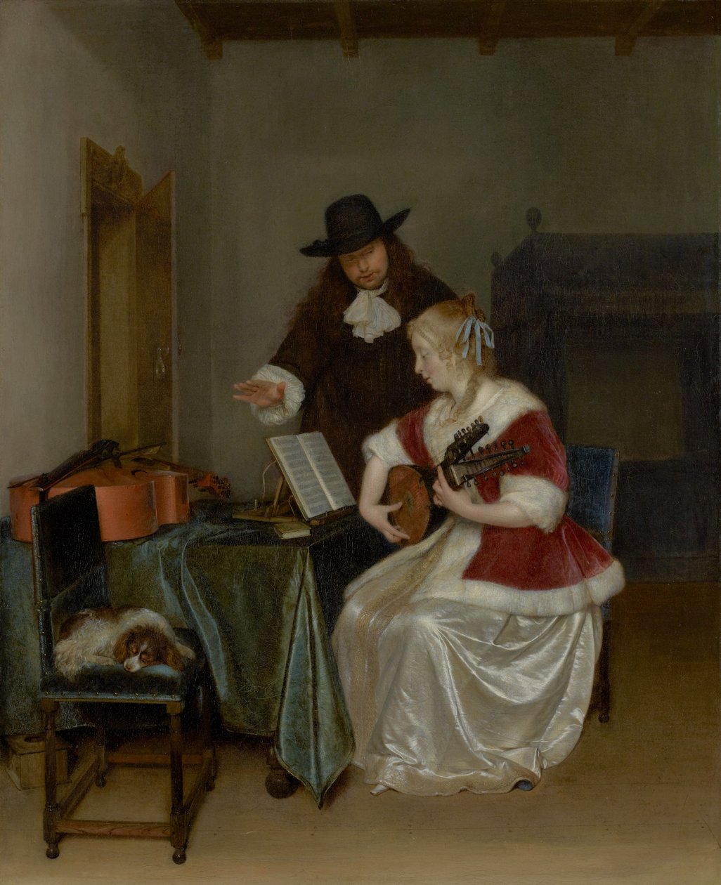 La leçon de musique - Gerard ter Borch