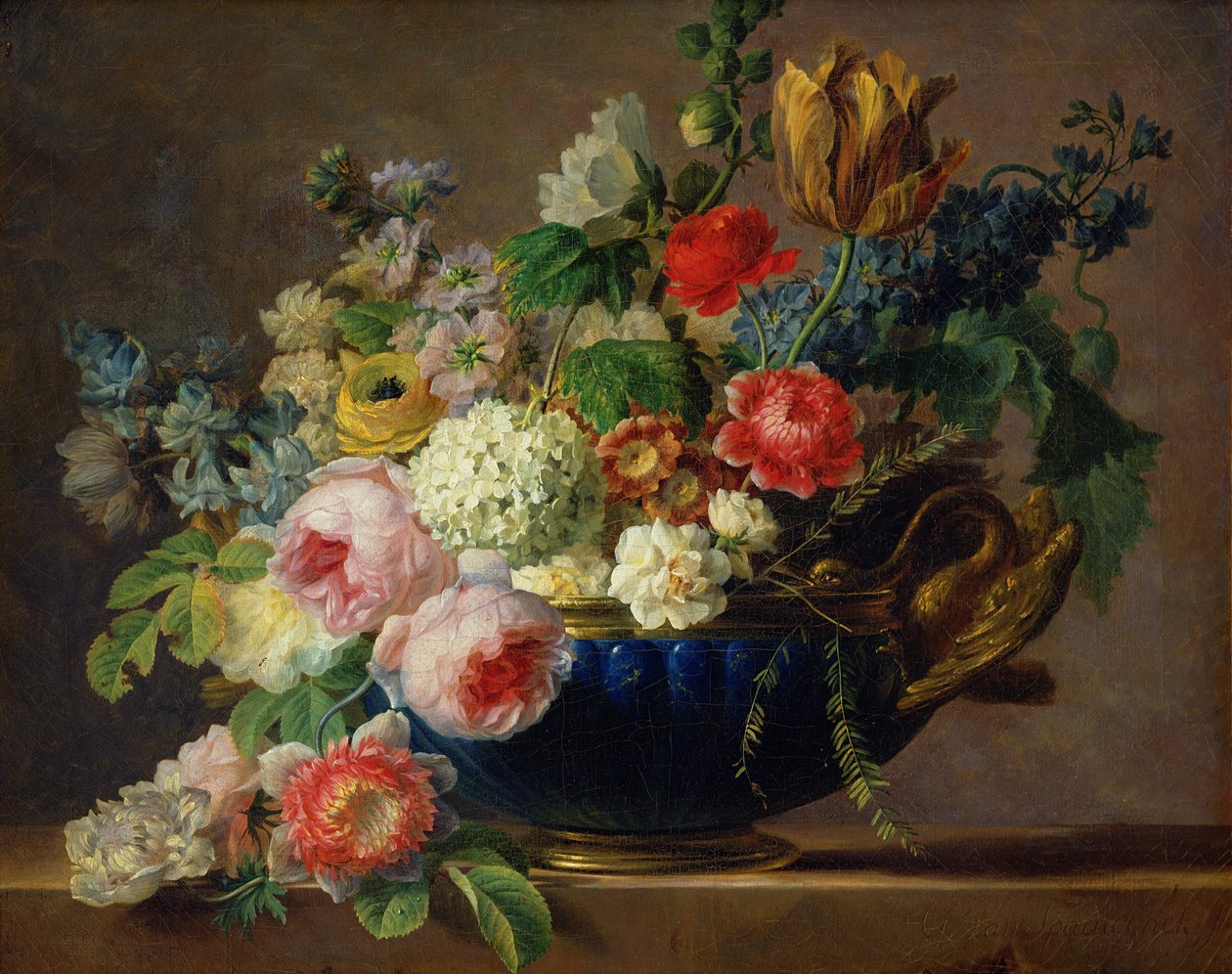 Vase de fleurs - Gerard van Spaendonck