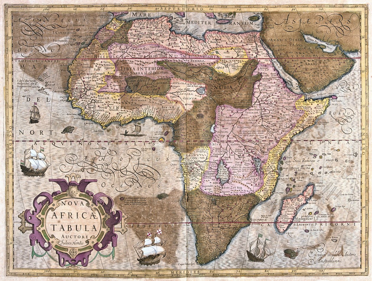 Afrique - Gerardus Mercator