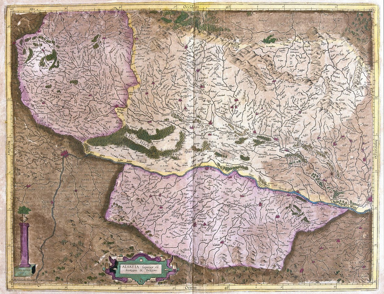 Alsace, nord de la France - Gerardus Mercator