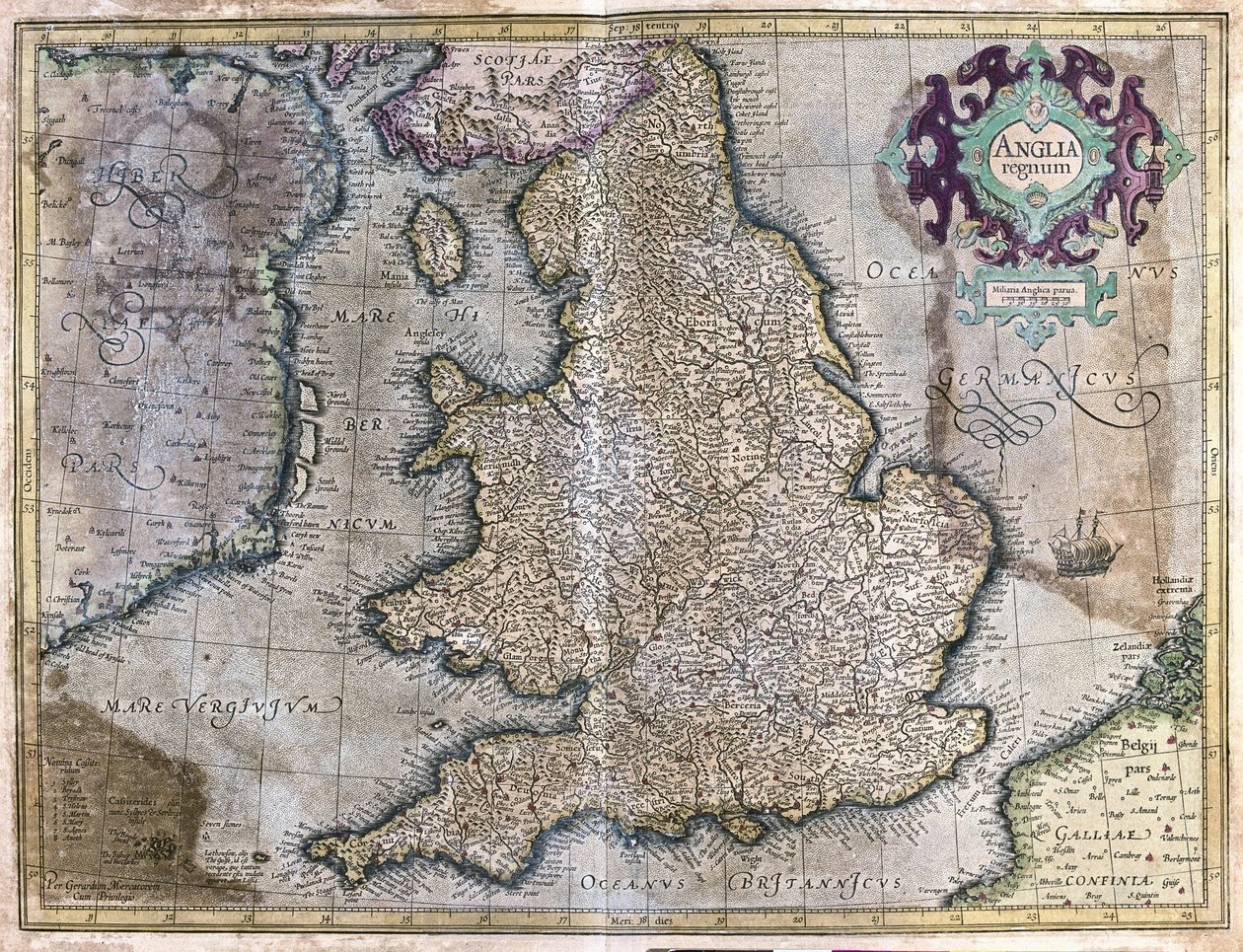 Angleterre - Gerardus Mercator