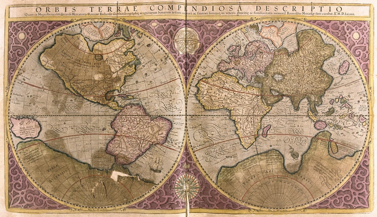 Le globe - Gerardus Mercator