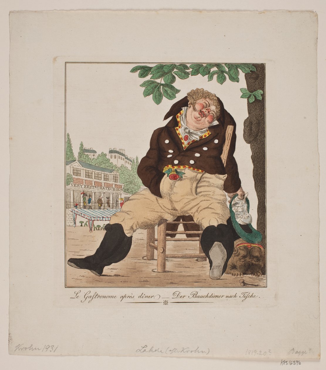 Le gastronome après dîner - Gerhard Ludvig Lahde