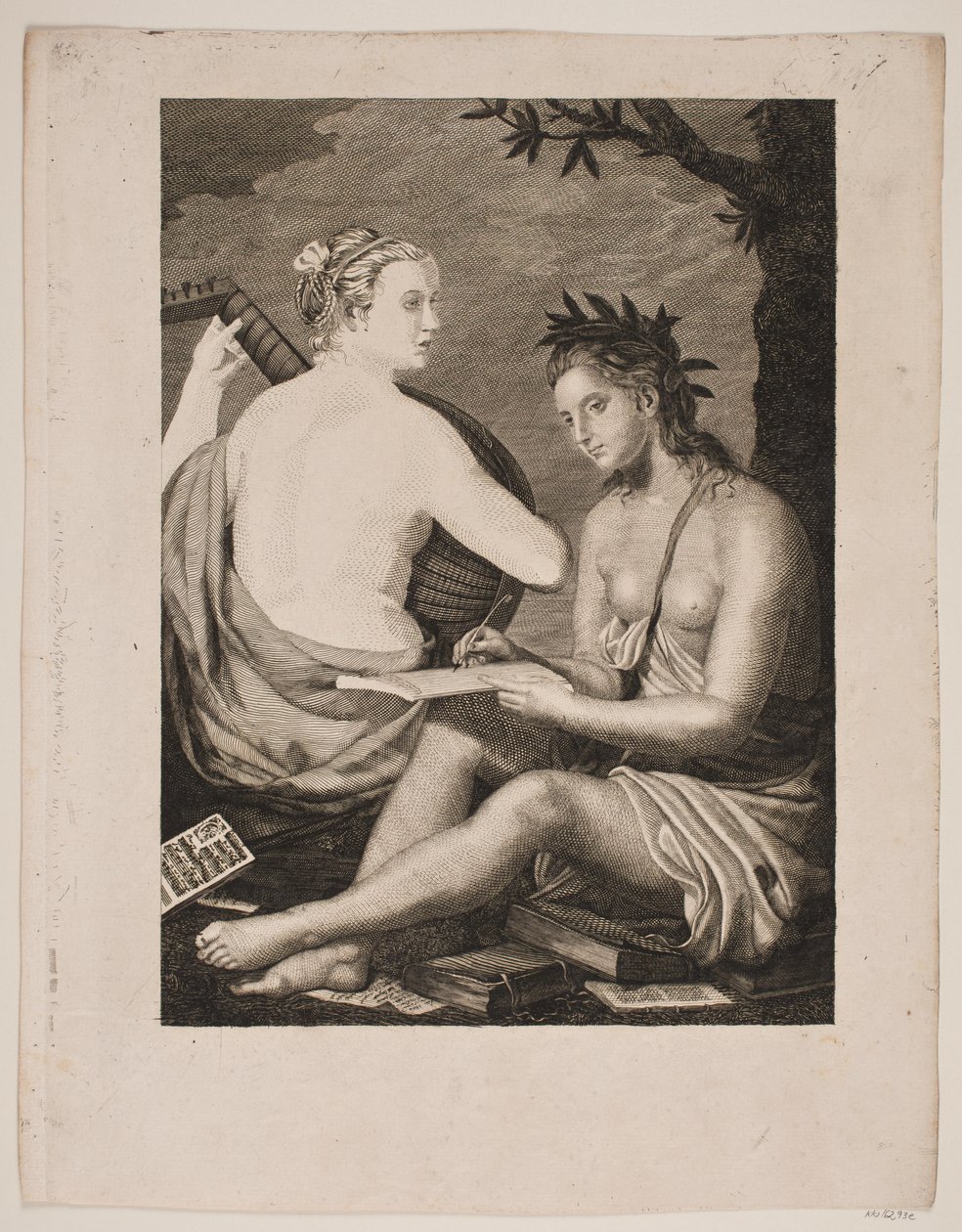 Terpsichore et Calliope - Gerhard Ludvig Lahde