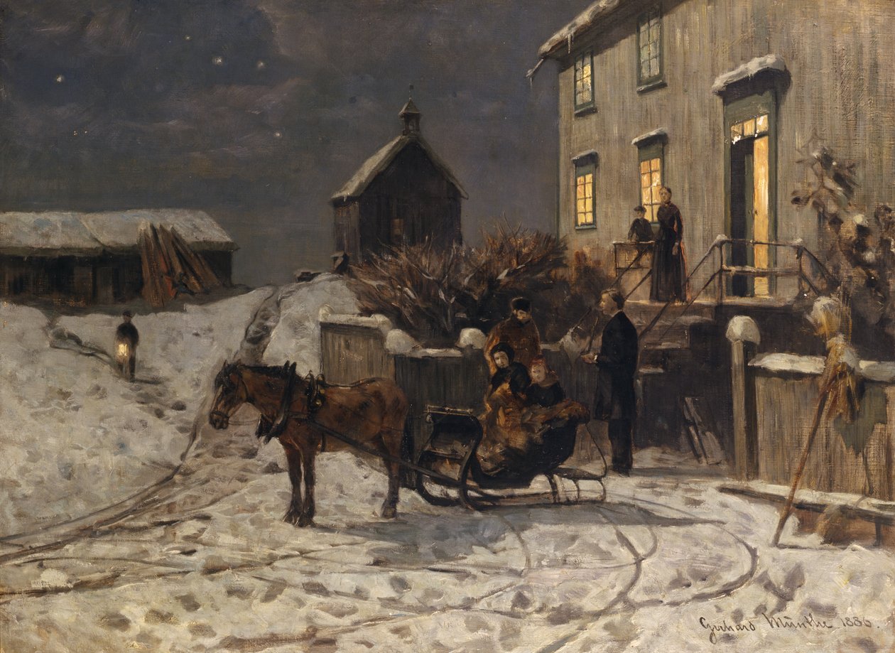Atmosphère de Noël - Gerhard Peter Frantz Vilhelm Munthe