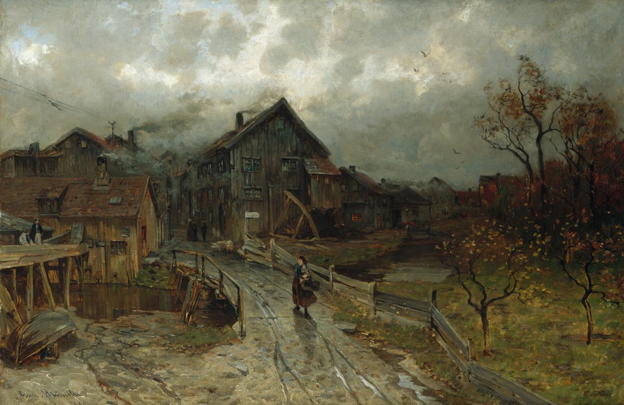 Nybro, Akerselva - Gerhard Peter Frantz Vilhelm Munthe