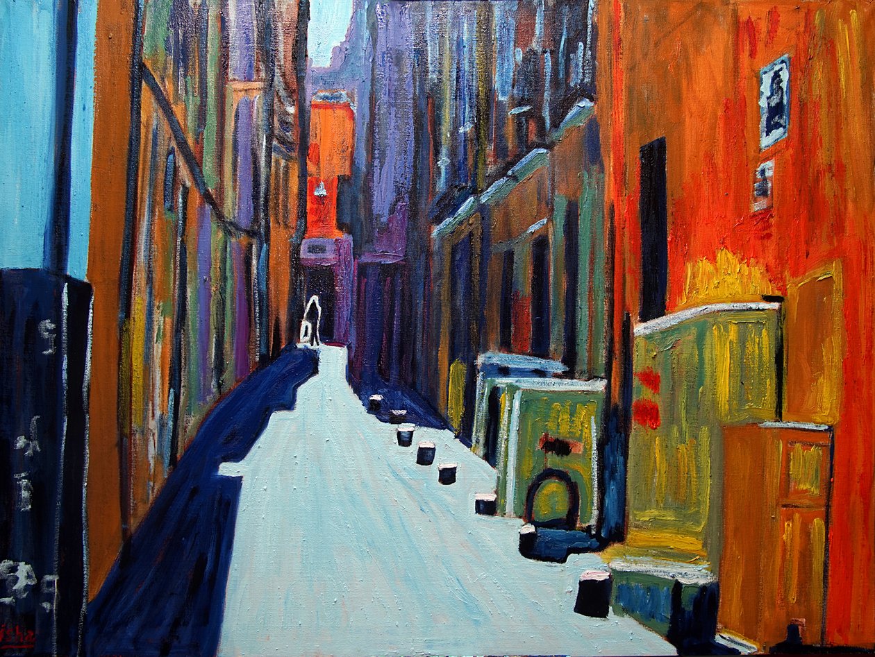 Voyageur dans une allée, 2020 - Gerhardt Isringhaus