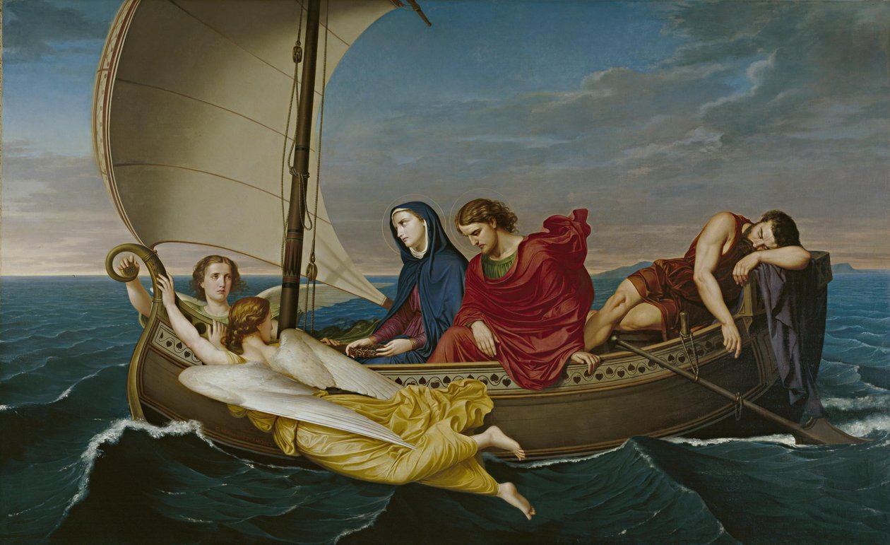 Le voyage de Marie et Joseph à Éphèse - German Hernandez Amores