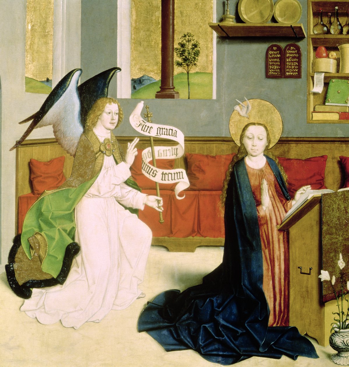 Annonciation, vers 1470-80 - German School