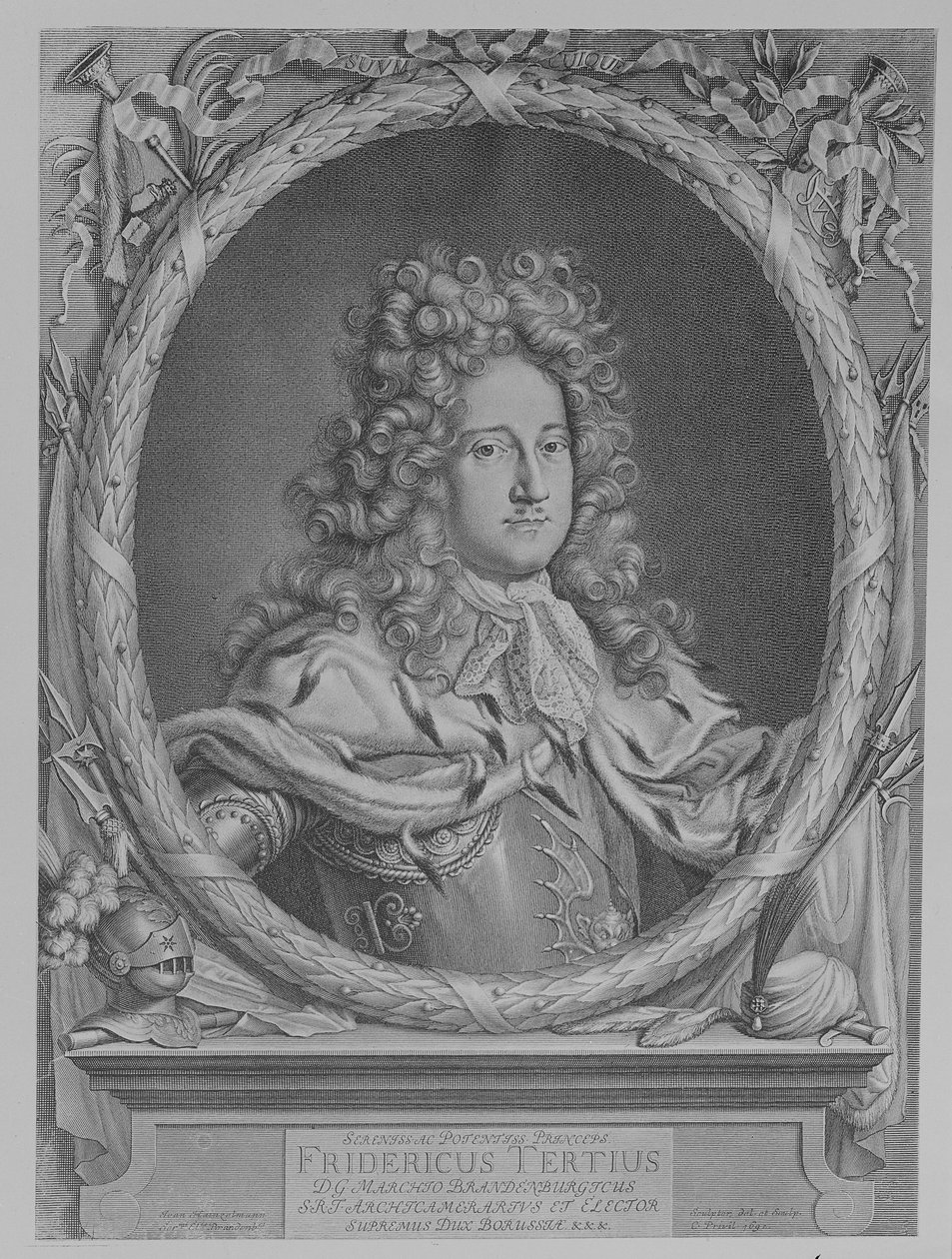 Friedrich I de Prusse, 1692 - German School