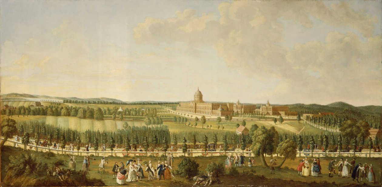 Vue du Nouveau Palais - German School