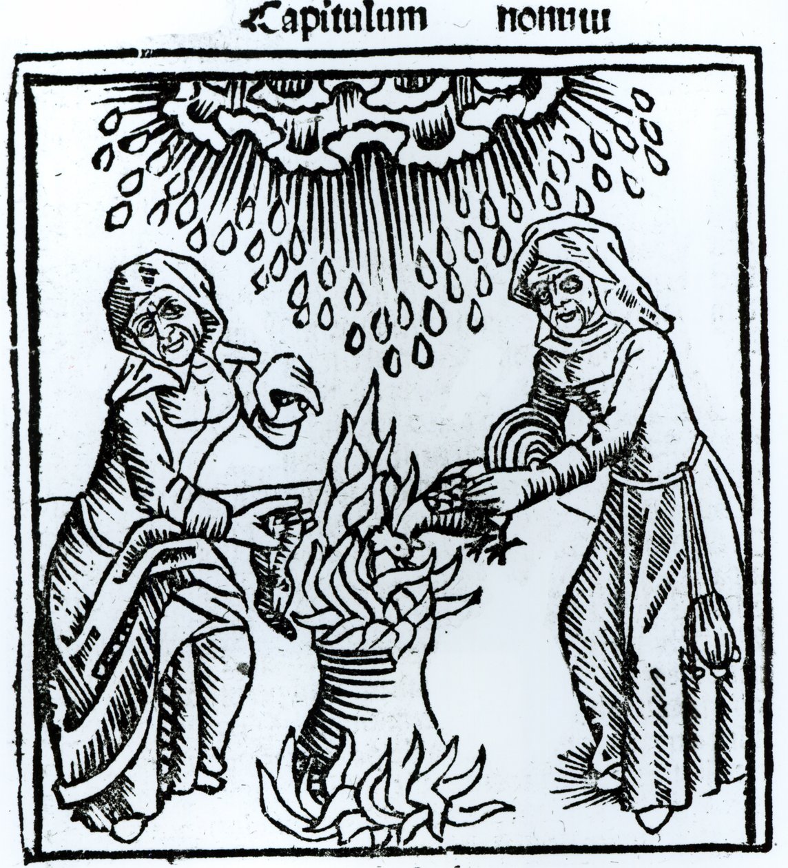 Sorcières faisant un sort, 1489 - German School