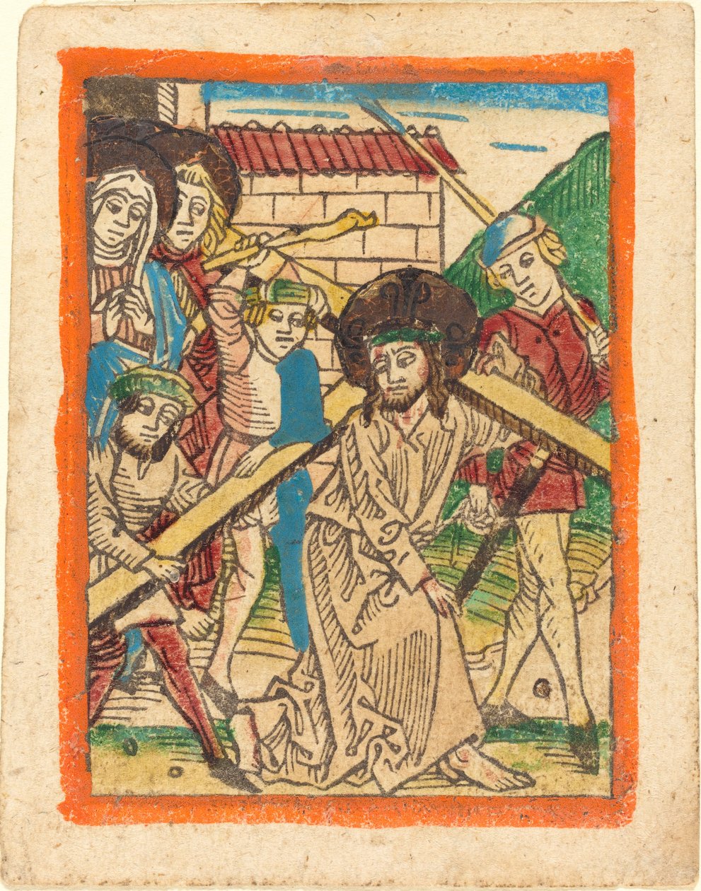 Christ portant la Croix - German 15th Century