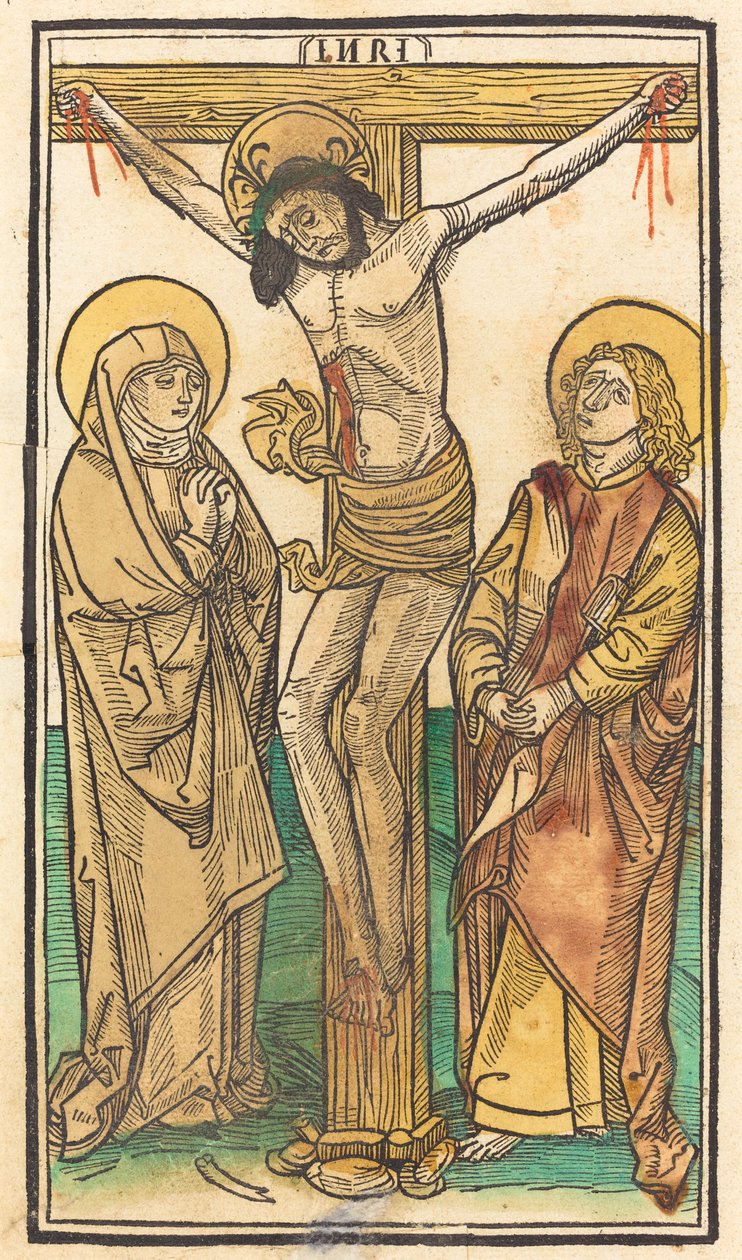 Christ en croix - German 15th Century