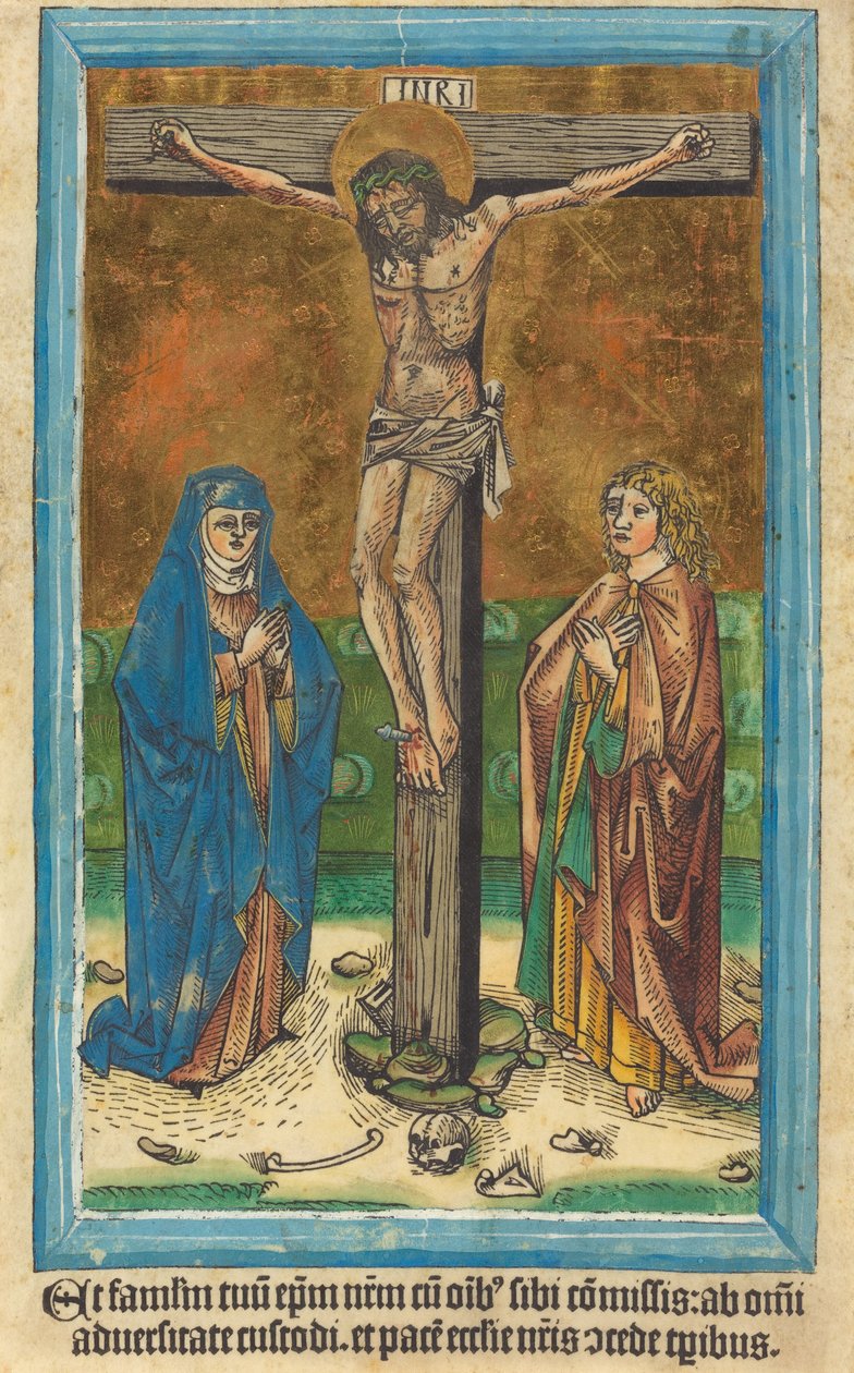 Christ en croix - German 15th Century