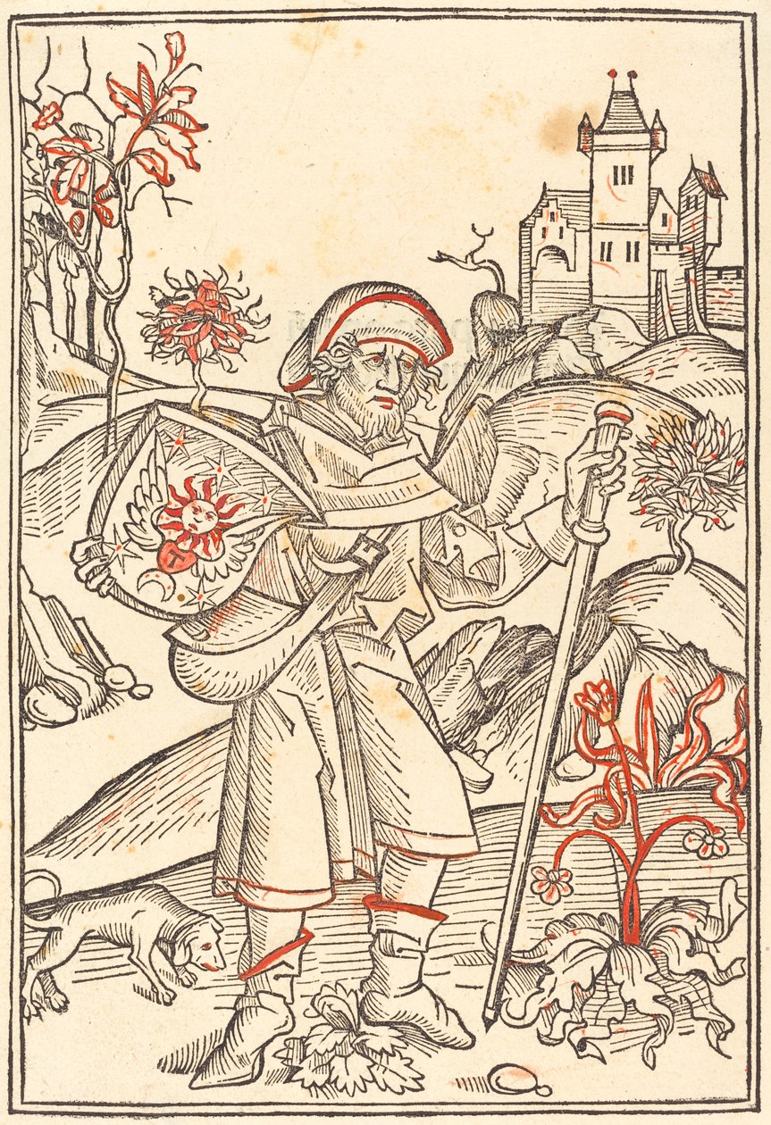 Gerson en pèlerin - German 15th Century