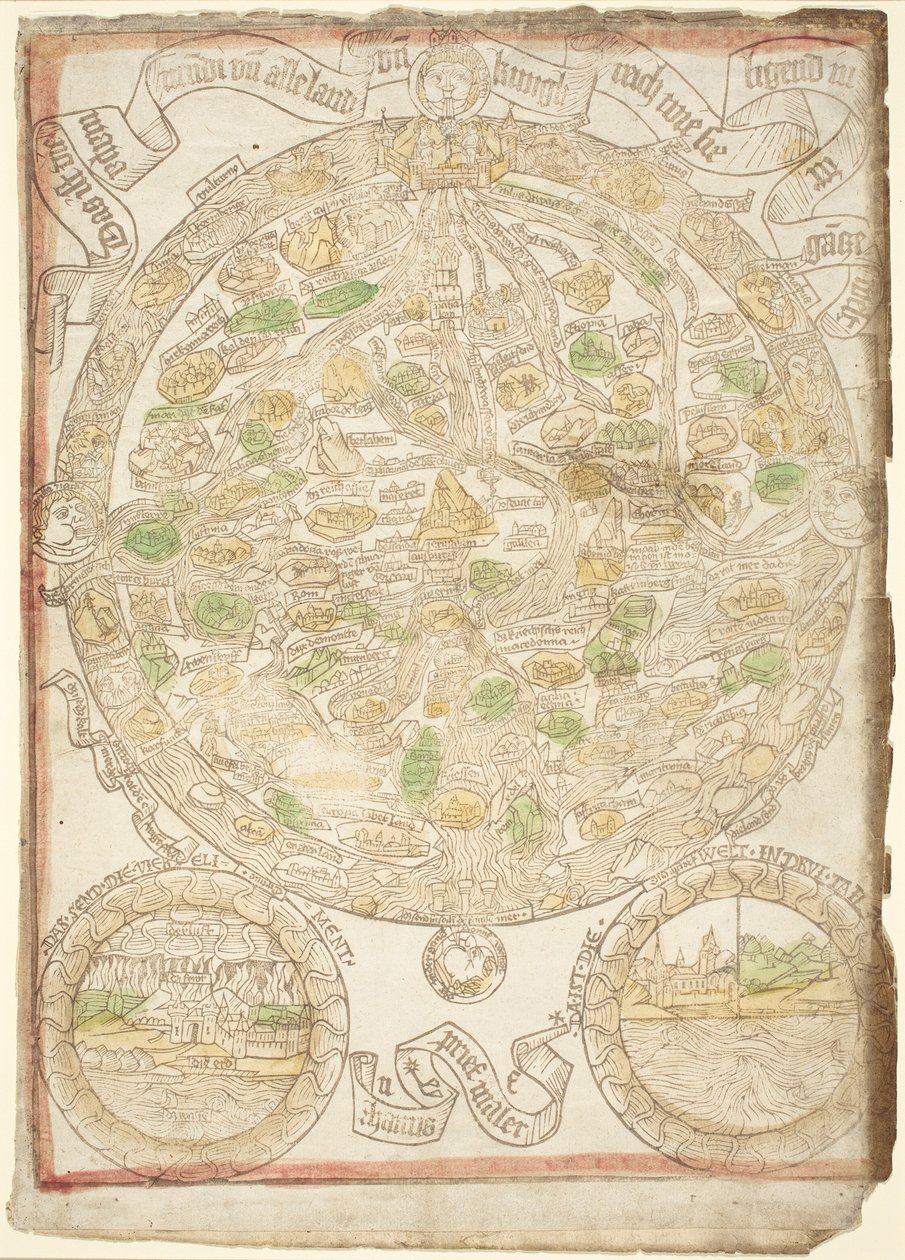 Carte du monde - German 15th Century
