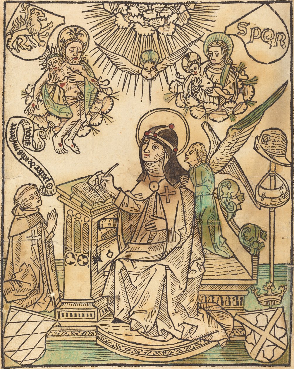 Sainte Brigitte - German 15th Century
