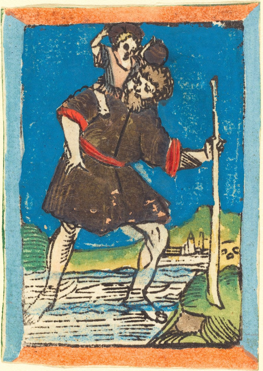 Saint Christophe - German 15th Century