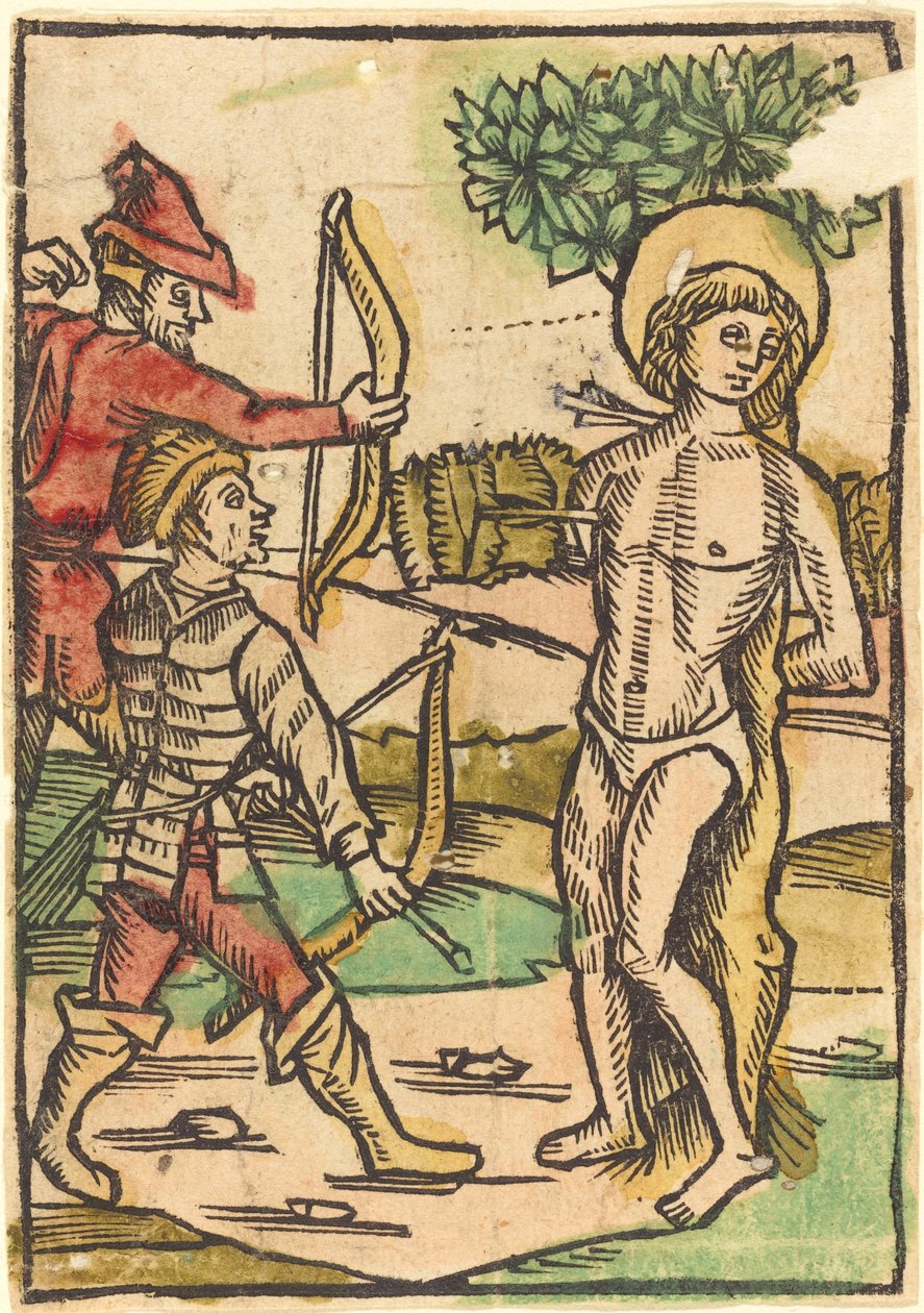 Saint Sébastien - German 15th Century