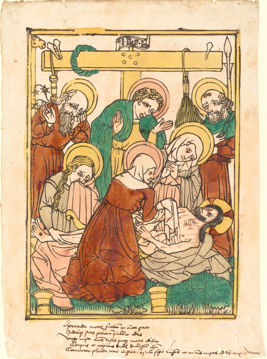 La Lamentation - German 15th Century