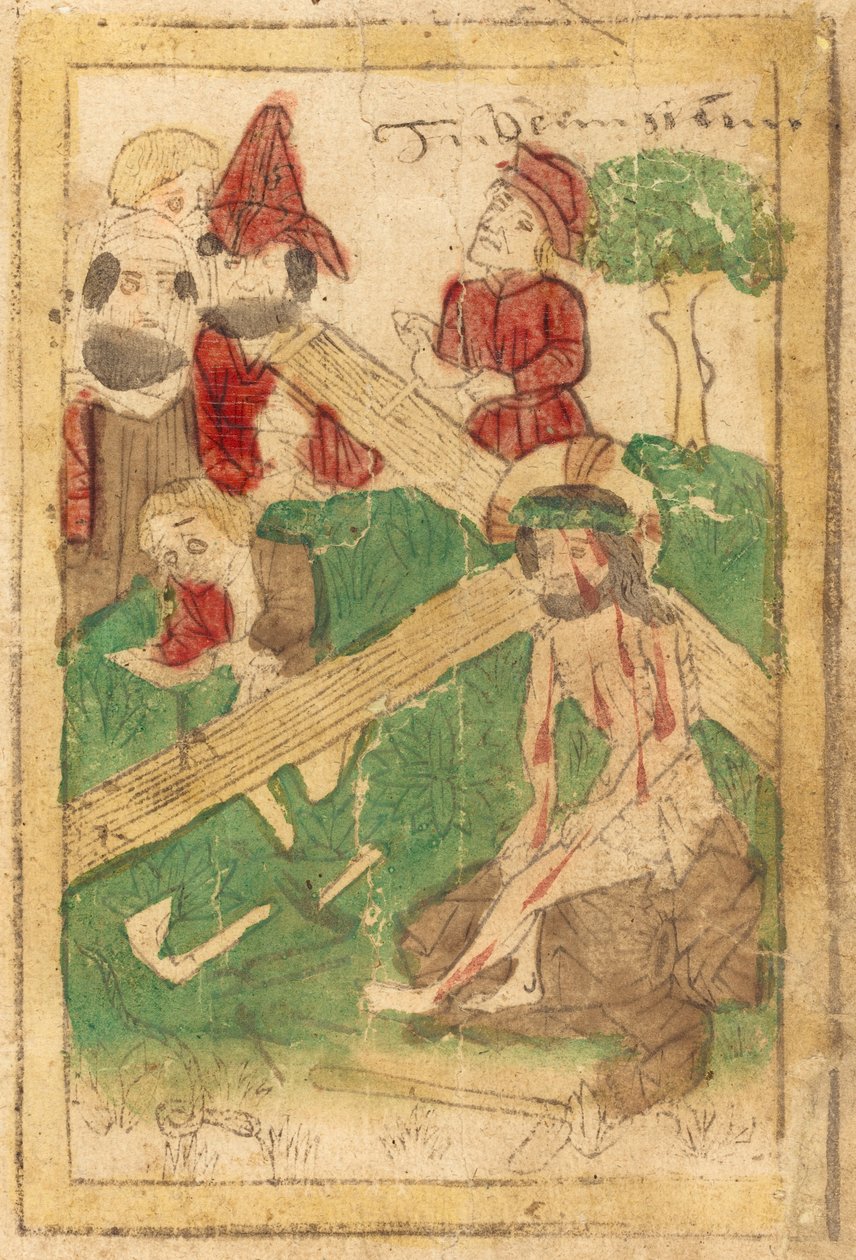 La Préparation à la Crucifixion - German 15th Century