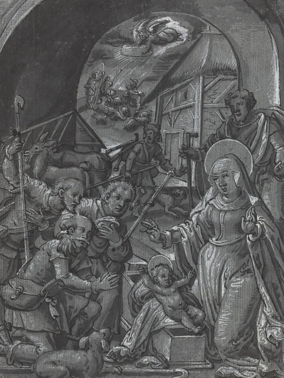 La Naissance du Christ - German 16th Century