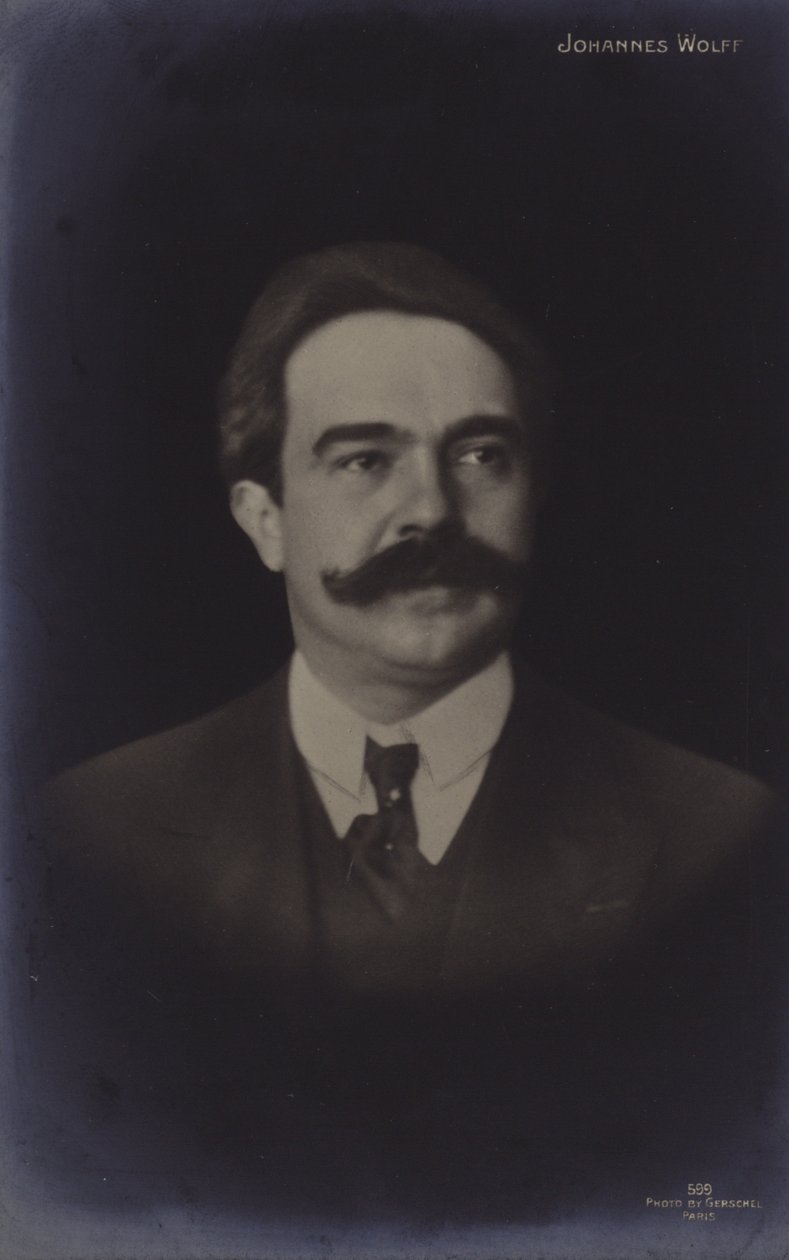 Portrait de Johannes Wolff (photo n/b) - German Photographer